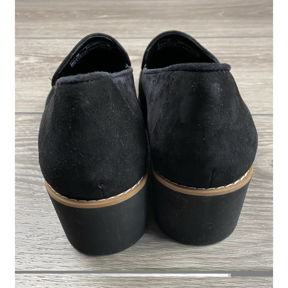Vionic Women's Ava Wedge Slip-On Loafers Suede Black Size 8.5 - Picture 4 of 7